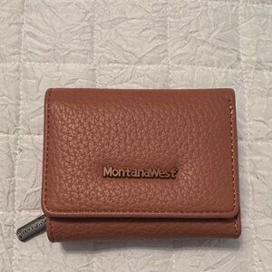 Montana West Tan Leather Wallet